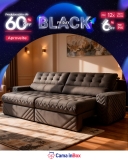 Sofá Retrátil e Reclinável 2,30 m Molas Ensacadas Max Spring em oferta da loja Cama inBox