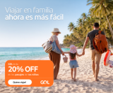 Viajar en familia ahora és mais fácil: 20% de desconto en los pasajes de los niños na Gol